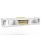 Castello Usa Alpine 72" Wall Mounted White Vanity Base with Gold Handles CB-MC-72W-GLD-VBO - alternate 2